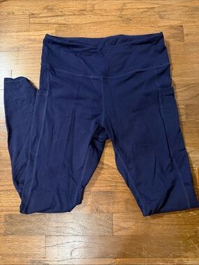 Women's High-Waist Navy Leggings